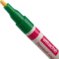 Маркер лаковый Attache 2 мм зеленый