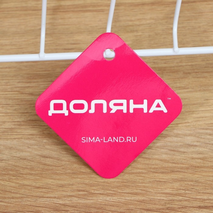 Подставка для крышек Доляна, 28,5×14×16,5 см, цвет белый Подставка для крышек Доляна, 28,5×14×16,5 см, цвет белый