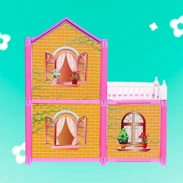 Кукольный домик &laquo;Коттедж&raquo; с куклами и аксессуарами