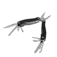 Мультитул 9в1 в чехле, рукоять черная, 9&times;3.5&times;2.5 см