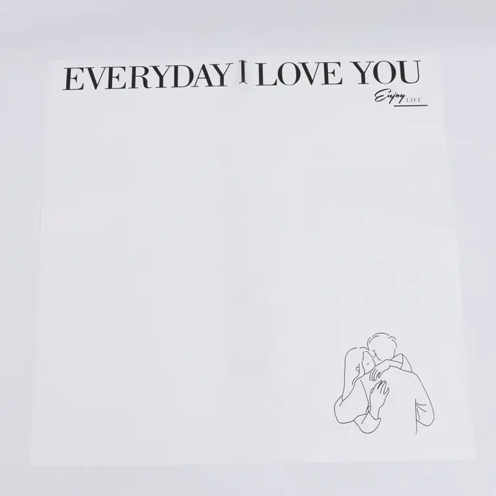 Плёнка в листах для цветов и декора, 58×58 см, белый