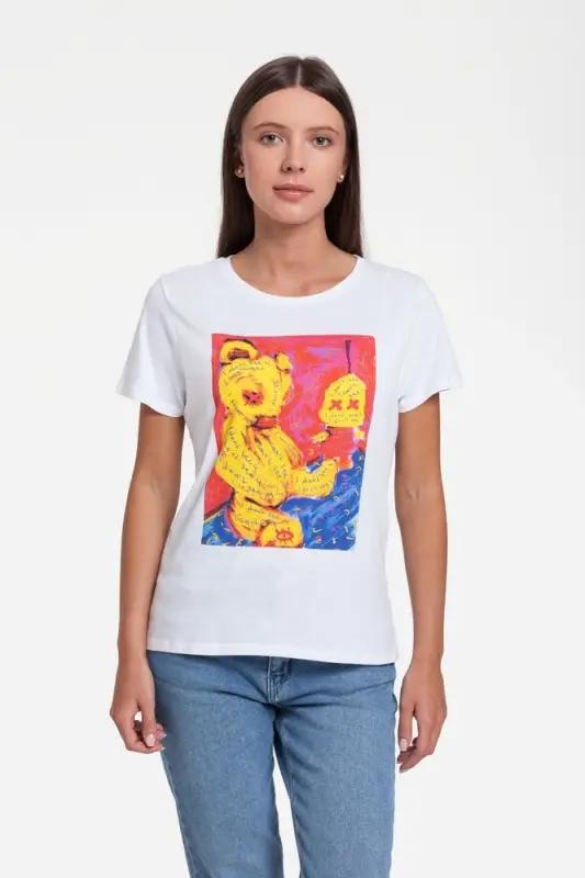 Футболка женская I Don't See You, белая, размер S Футболка женская I Don't See You, белая, размер S