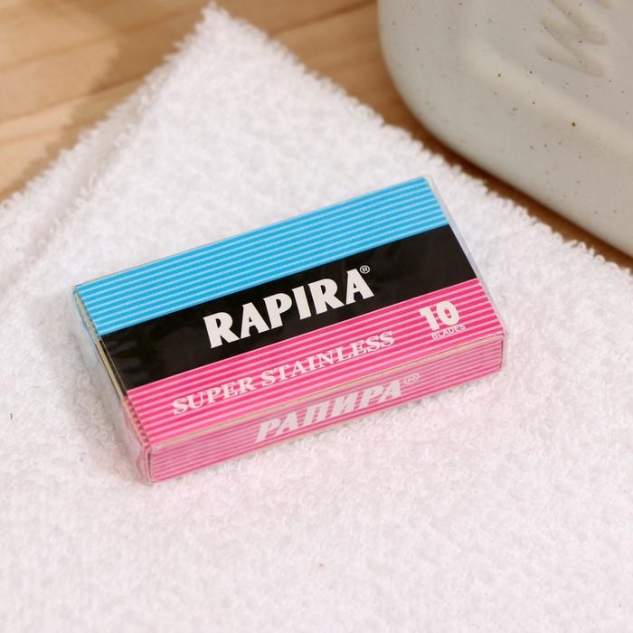 Сменные лезвия классические Rapira, 10 лезвий Сменные лезвия классические Rapira, 10 лезвий
