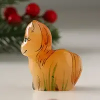 Сувенир Лошадка малая, 6х5,5 см, селенит