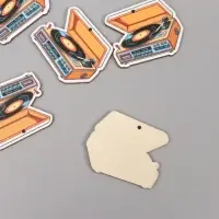 Декор для творчества дерево "Музыкальный проигрыватель" 3,1х3,8х0,3 см Декор для творчества дерево "Музыкальный проигрыватель" 3,1х3,8х0,3 см