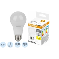 Лампа светодиодная OSRAM LBE CLA60 6,5W/830 230V E27 FS1