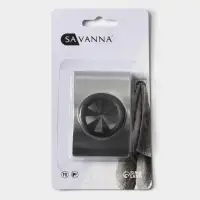 Крючок - держатель самоклеящийся SAVANNA Chrome Loft, для салфеток и полотенец, металл, 3&times;8&times;5 см, хромированный