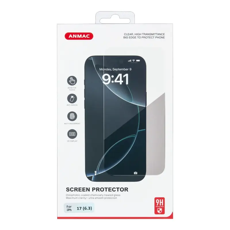 Защитное стекло для iPhone 17 2.5D Clear ANMAC Арт. 1137575