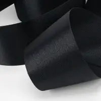 Лента атласная, 50 мм, 23&plusmn;1 м, чёрная №39