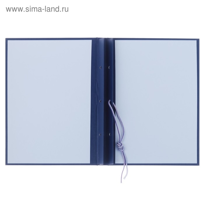 Папка Папка "Курсовая работа" А4, бумвинил, гребешки/сутаж, (без бумаги) синяя 10КР01