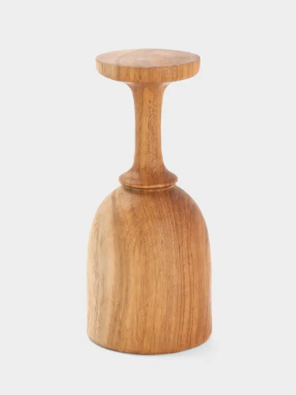 Бокал, 8&times;8&times;18 см, тиковое дерево