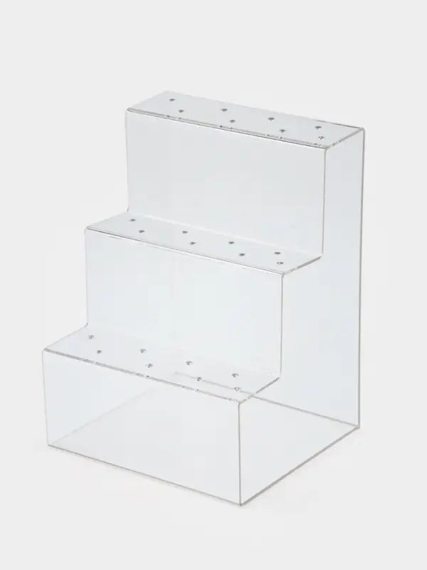 Подставка под леденцы, 18&times;17&times;25 см, оргстекло 3 мм, 3 ступеньки, вместимость на 24 шт.