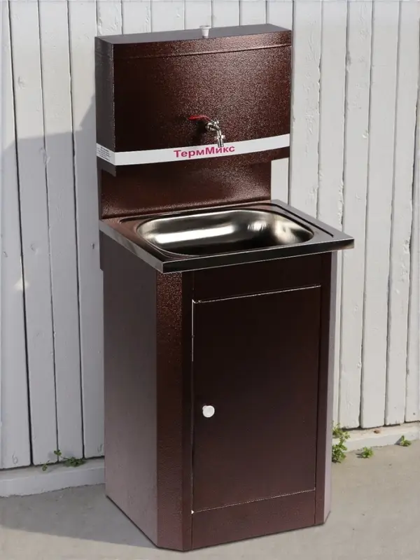 Умывальник &laquo;ТермМикс&raquo;, без ЭВН, нержавеющая мойка, 17 л, цвет медь