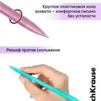 Набор ручек шариковых ErichKrause R=301 Stick Pastel, 8 штук, уз 0.7 мм, син
