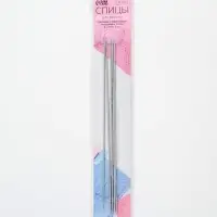 Спицы для вязания, чулочные, с тефлоновым покрытием, d=2 мм, 20 см, 5 шт.