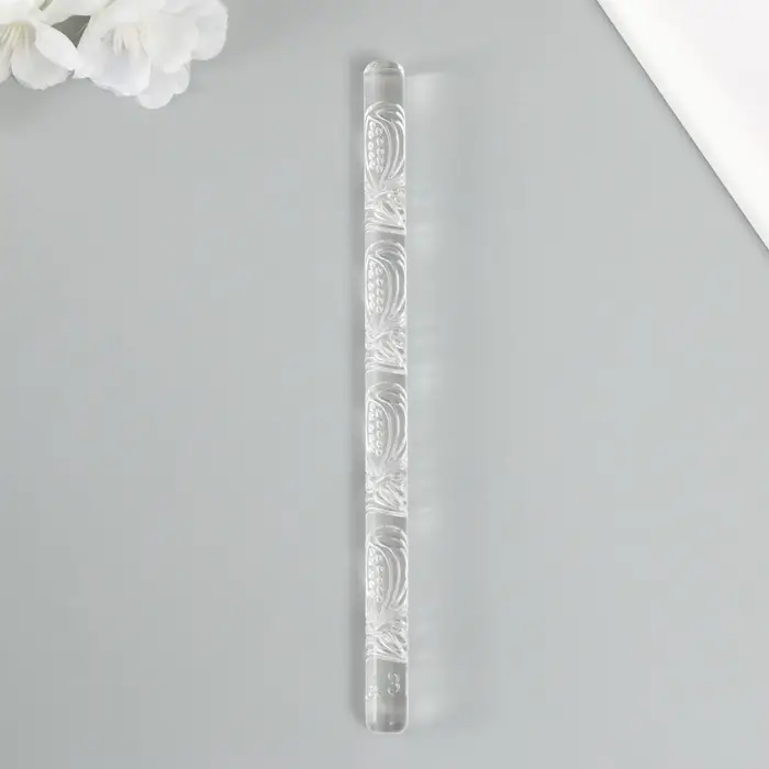 Скалка для творчества акрил &laquo;Папайя&raquo;, 16&times;1 см