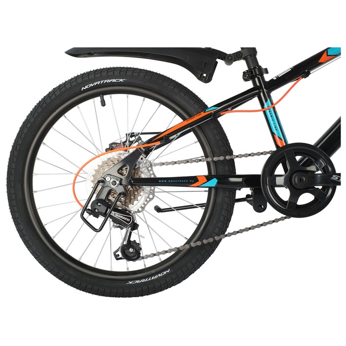 Велосипед 20 Велосипед 20" Novatrack EXTREME, цвет чёрный