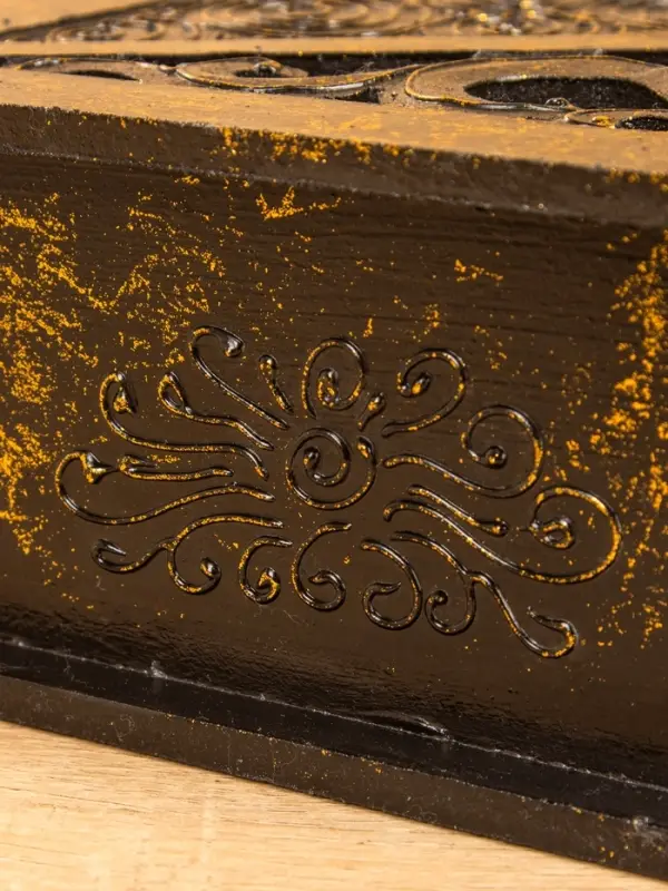 Шкатулка  Шкатулка "Завитки" 24х18х9 см, МДФ