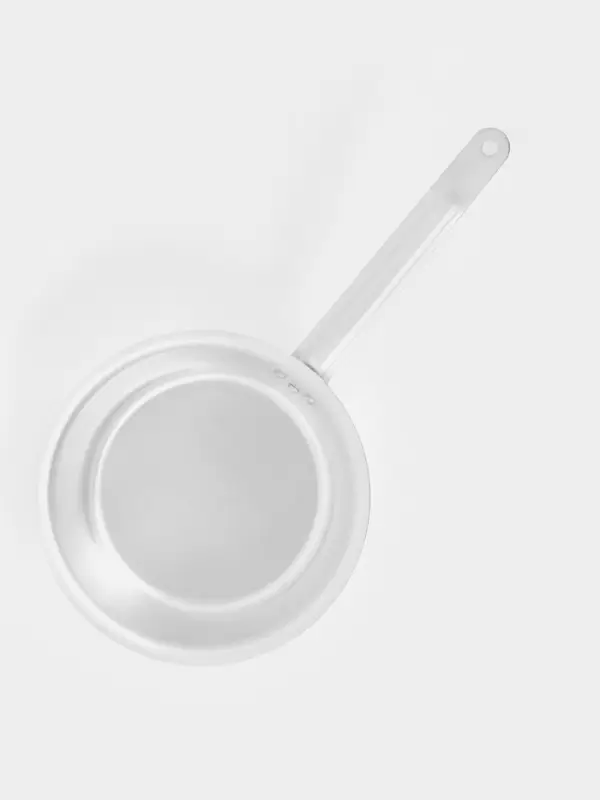 Ковш алюминиевый, 1.2 л, d=16 см, металлическая ручка, толщина 1.2 мм, без крышки, серебристый