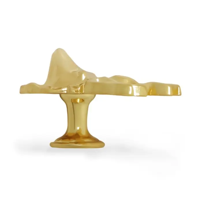 Ручка-кнопка CAPPIO PRO &laquo;Олень&raquo; 66&times;55 мм, цвет золото