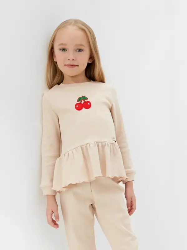 Термоаппликация &laquo;Вишня&raquo;, 6&times;5 см, красная