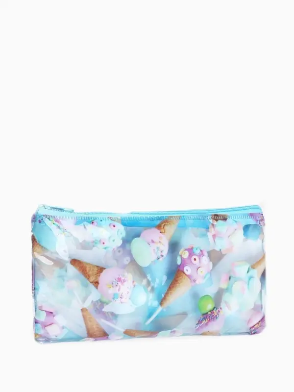 Косметичка на молнии, цвет голубой Косметичка на молнии, цвет голубой