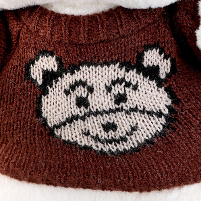 Мягкая игрушка «Зайка», в кофточке с сумочкой, 25 см, цвет МИКС Мягкая игрушка «Зайка», в кофточке с сумочкой, 25 см, цвет МИКС