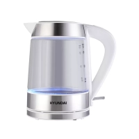 Чайник HYK-G3606 1.7л. 2200Вт белый прозрачный