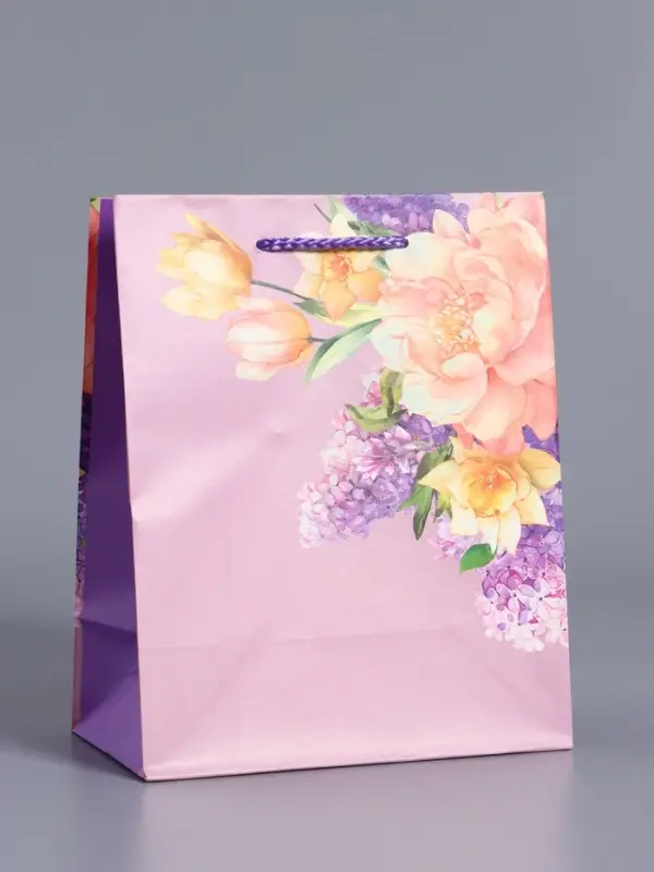 Пакет подарочный "Особенный знак внимания" ламинированный 18 х 22,3 х 10 см