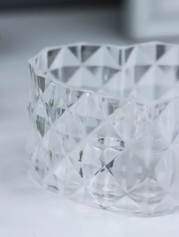 Светодиодная свеча LED "Свеча в сердце" от батареек 3хLR1130, прозрачный 6,7х6,5х3,8 см