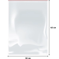 Пакет с замком (Zip-lock)   30х40см 35 мкм шт 100шт/уп
