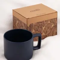 Чашка Jumbo в коробке матовая, темно-синяя