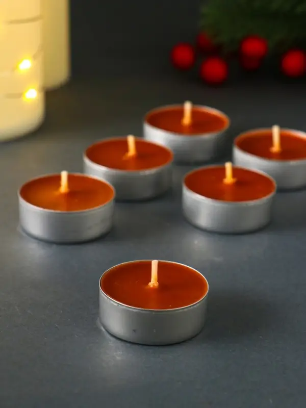 Набор чайных свечей ароматических "Рождественский пряник", 6 штук