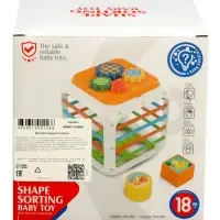 Сортер "Кубик" с шестеренками и фигурами