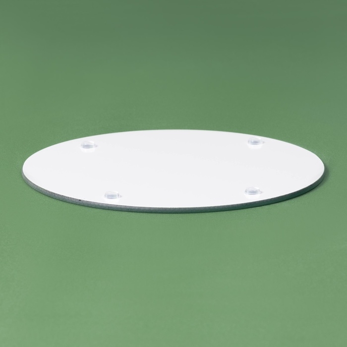 Доска разделочная новогодняя Доляна «Символ года 2025», d=20 см, стекло, с рисунком, чёрная