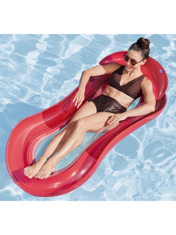 Шезлонг надувной для плавания, 160 х 84 см, цвета МИКС, 43103 Bestway Шезлонг надувной для плавания, 160 х 84 см, цвета МИКС, 43103 Bestway