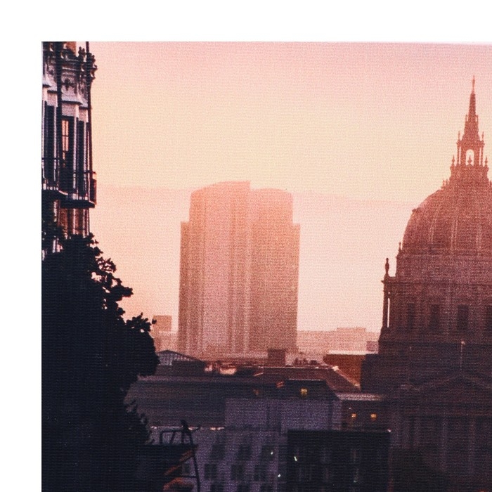 Картина световая "Мегаполис вечером"  40*50 см