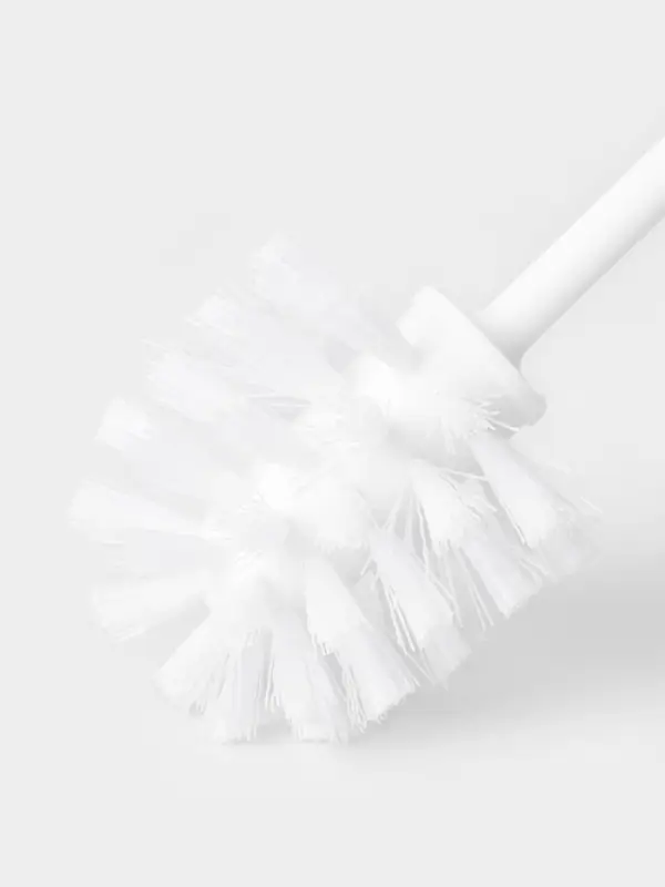 Ёршик для унитаза с подставкой &laquo;Череп&raquo;, пластиковая ручка, 16&times;15&times;22 см, белый