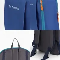 Рюкзак спортивный TEXTURA, на молнии, с карманом, размер 20&times;11&times;39 см, синий