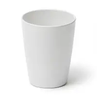 Стакан для зубных щёток Aqua, пластик, белый