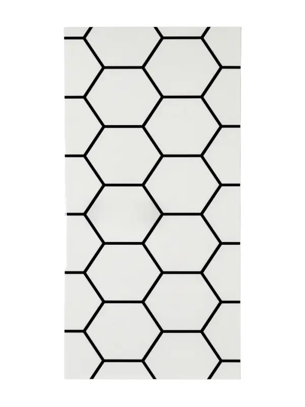 Стеновая панель самоклеящаяся TAKE IT EASY &laquo;Шестиугольник&raquo;, 300&times;600 мм, цвет белый, 10 шт.