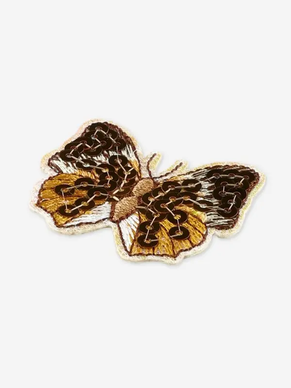 Термоаппликация &laquo;Бабочки&raquo;, набор 3 шт., с пайетками