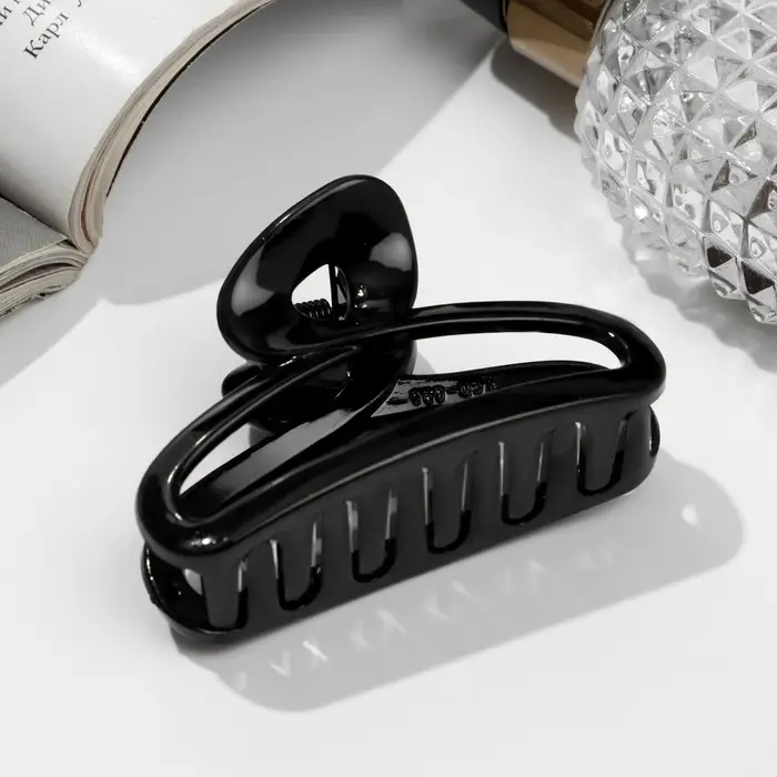 Крабик для волос «Альба», петелька, 7 см, МИКС Крабик для волос «Альба», петелька, 7 см, МИКС