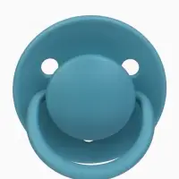 Соски-пустышки, от 6 мес., латекс, классические, в контейнере, набор из 2 шт., серый/серо-синий, M&B