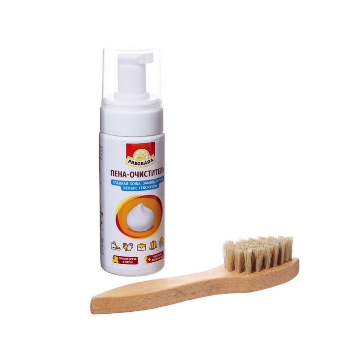 Комлект для ухода за обувью Pregrada, пена + щетка Комлект для ухода за обувью Pregrada, пена + щетка