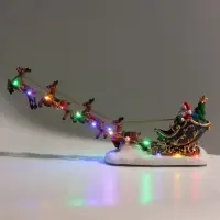 Фигура светодиодная &laquo;Рождественские сани&raquo;, 33.5&times;14 см, 24 LED, AАА&times;3