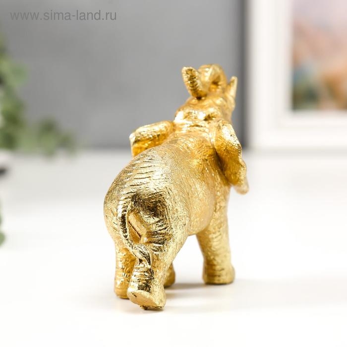 Сувенир полистоун Сувенир полистоун "Золотой слонёнок" МИКС 10х10,5х4 см