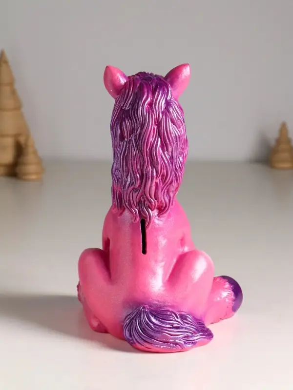 Копилка Копилка "Радостный конь" 20 см, розовый