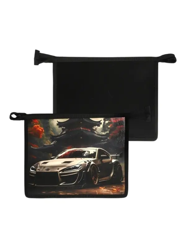 Папка для тетрадей А5 &laquo;Авто в лесу&raquo;, молния сверху, 230&times;190&times;50 мм