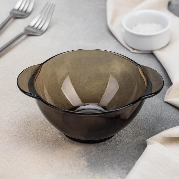 Бульонница Luminarc «Дымчатая», 560 мл, стекло, коричневая Бульонница Luminarc «Дымчатая», 560 мл, стекло, коричневая